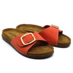 Rohde slipper oranje nubuck 5875